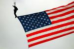 USA Flag, Ram Air Parachute, canopy, skydiving, diving, SPSD01_025