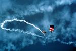 Flag, Smoke Trails, Ram Air Parachute, canopy, skydiving, diving, SPSV01P11_04