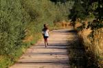 Woman Running, path