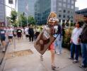 Trojan Warrior, shield sidewalk