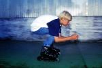 Teen Boy on Skates, Roller Blades