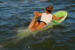 Surfer, Girl, Female, Woman, Surfboard, SURD01_003B