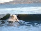 Fort Point, San Francisco, Lefts, Wetsuit, Surfing, California, SURD01_012