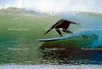Wetsuit, Malibu Beach, Surfer, Surfboard, off-shore winds, 1970s, SURV01P02_17B.2604