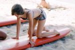 Teen Girl Surf Lessons, Waikiki Beach, surfboard, SURV01P05_05B