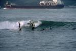 Surfer, Surfboard, Fort Point, San Francisco, California, SURV01P14_16.2660