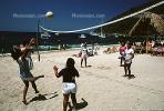 Ball, Net, Beach, Pacific Ocean, Yelapa, Mexico, SVBV01P02_19