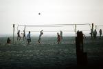 Volleyball Net, Beach, Pacific Ocean, Playing, SVBV01P04_08