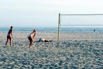 Volleyball Net, Beach, Pacific Ocean, Playing, SVBV01P04_09