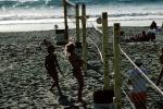 Volleyball Net, Beach, Pacific Ocean, Playing, SVBV01P06_07