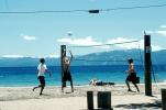 Kings Beach, Sand, Ball, Playing, North Lake Tahoe, SVBV01P09_02