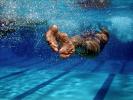 Boy, Underwater, Pool, Ripples, Water, Liquid, Wet, bubbles, barefoot, fare feet, foot, Wavelets