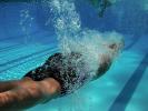 Boy, Underwater, Pool, Ripples, Water, Liquid, Wet, Bubbles, Wavelets, SWDD01_167