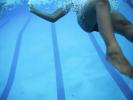 Boy, Underwater, Pool, Ripples, Water, Liquid, Wet, Wavelets