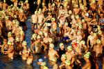 crowds, people, crowded, caucasian, bathing caps, shirtless, men, males, SWDV02P03_07