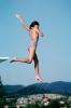 Girl Jumping, Diving Board, 1950s