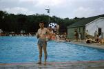 Man by the  Pool, Water, swimsuit, trunks, legs, 1950s, SWDV02P13_18