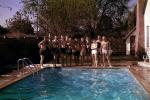Backyard Pool, party, 1956, 1950s