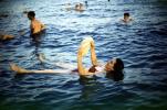 Floating Lady, Dead Sea, 1950s, Endorheic Lake, SWFV01P09_03