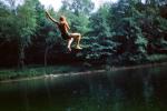 jump, airborne, Summery, Summer, Ohio, 1958, 1950s, SWFV01P10_17