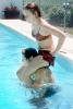 Girls, Swimming Pool, Summery, Summer, 1960s