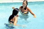 Swimming Pool, Backyard Swimming pool, Summer, 1960s, Summery