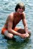 Boy, Water, Lake, Summer, 1978, 1970s