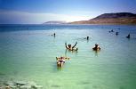 The Dead Sea, Floating, Endorheic Lake, Ein Gedi, 1972, 1970s, SWFV01P12_11