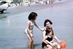 Woman, Girl, Beach, Water, Pail, 1969, 1960s, SWFV01P13_01