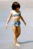 Girl, Beach, Water, Walking, 1969, 1960s, SWFV01P13_02C