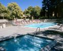 Backyard Swimming Pool, Apartments, Lounge Chairs, SWFV01P13_19