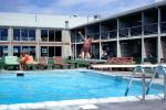 Swimming Pool, Diving Board, Jumping, Summer, Sunny, Poolside, motel, 1960s