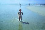 Beach, Water, Girl, 1950s