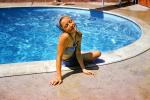 Poolside, Pool, Swimcap, Bathingcap, Summer, Summertime, 1960s, SWFV02P07_01