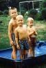 Boys, Brothers, Backyard, Summer, Lawn, 1950s, SWFV02P07_12B