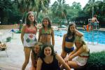 Poolside, Smiles, Girls, 1960s, SWFV02P07_17