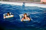 floating girls, Swimming Pool, SWFV02P09_01