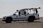 Lifeguard pickup truck, Surfboard