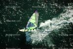 Windsurfer, water, wave, San Francisco Bay, California, SWSV01P13_08