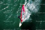 Windsurfer, water, wave, San Francisco Bay, California, SWSV01P13_10