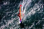 Windsurfer, water, wave, San Francisco Bay, California, SWSV01P13_13