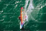 Windsurfer, water, wave, San Francisco Bay, California, SWSV01P13_14.2662