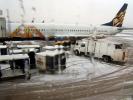 Glycol dripping down the airplane window, Deicer, Ground Equipment, American Trans Air