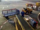 Ground Equipment, Belt Loader, Baggage Cart, Cargo Tractor, ground personal, LAX