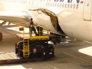 Boeing 767, Honolulu International Airport (HNL), Highlift Pallet Truck, ground personal, TAAD01_131