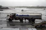 Allied Aviation fueling truck, LaGuardia Airport (LGA), Ground Equipment, rain, rainy, inclement weather, precipitation, TAAD01_285