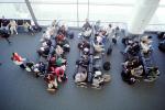 People Sitting, Waiting, San Francisco International Airport (SFO)