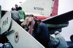 N720V, PNA Pacific Northern Airlines, PNA, Boeing 720-062, Passengers Boarding Plane, August 1968, 1960s