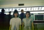 Two Girls, Mohawk Airline, July 1961, 1960s