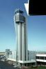 Stapleton Airport Control Tower, Denver, tall, July 1988